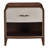  Houston 1-Drawer Nightstand - Walnut