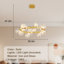 Lustre moderne de 39,3 po à DEL avec 15 lumières