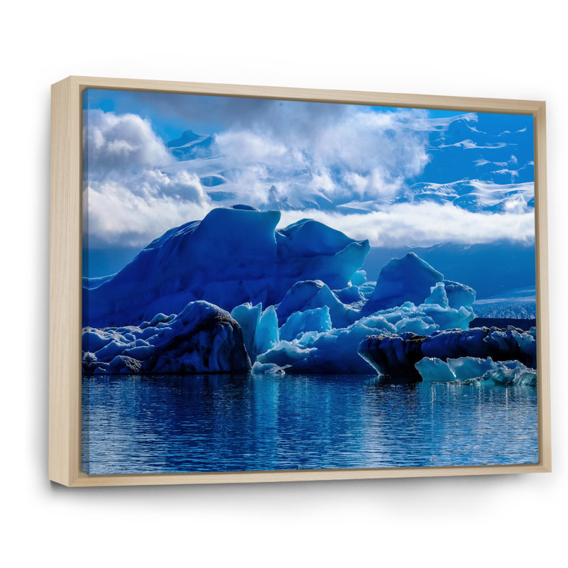 Impression sur toile Icy Alaskan Wilderness III, H 12 po x l 20 po x P 1 po, Toile naturelle