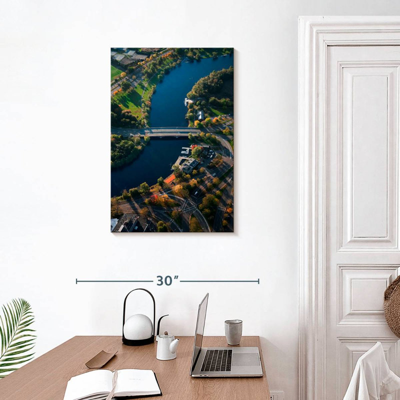 Aime Charles River, 30" H x 20" W