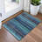 Machine Washable Indoor/Outdoor Xhevrie Teal Rug-112168726