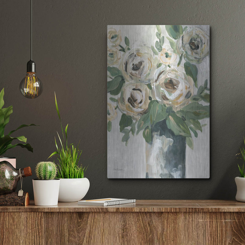 "Profondeur florale" par Carol Robinson, H 16 po x l 12 po 