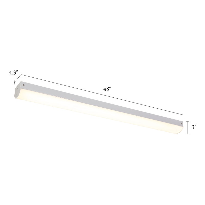 4FT 4"Wide Strip Ceiling Light