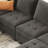Shavera 7 - Piece Velvet Sectional Sofa Convertible Sleeper Sofa Bed Apartment Couch with Storage Ottomans-1123262847