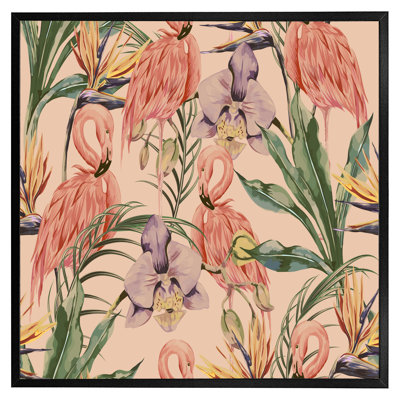 Valter Tropical Flamingo - Single Picture Frame Print