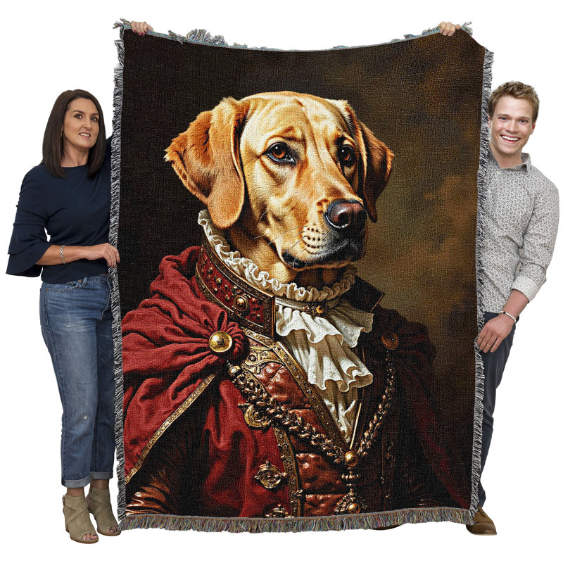 Jeté en coton Pure Country Weavers, Lord Golden Lab