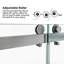 Porte de douche coulissante double sans cadre, porte de douche double, 3/8 po (10 mm) en verre trempé Sgcc, acier inoxydable-115606734