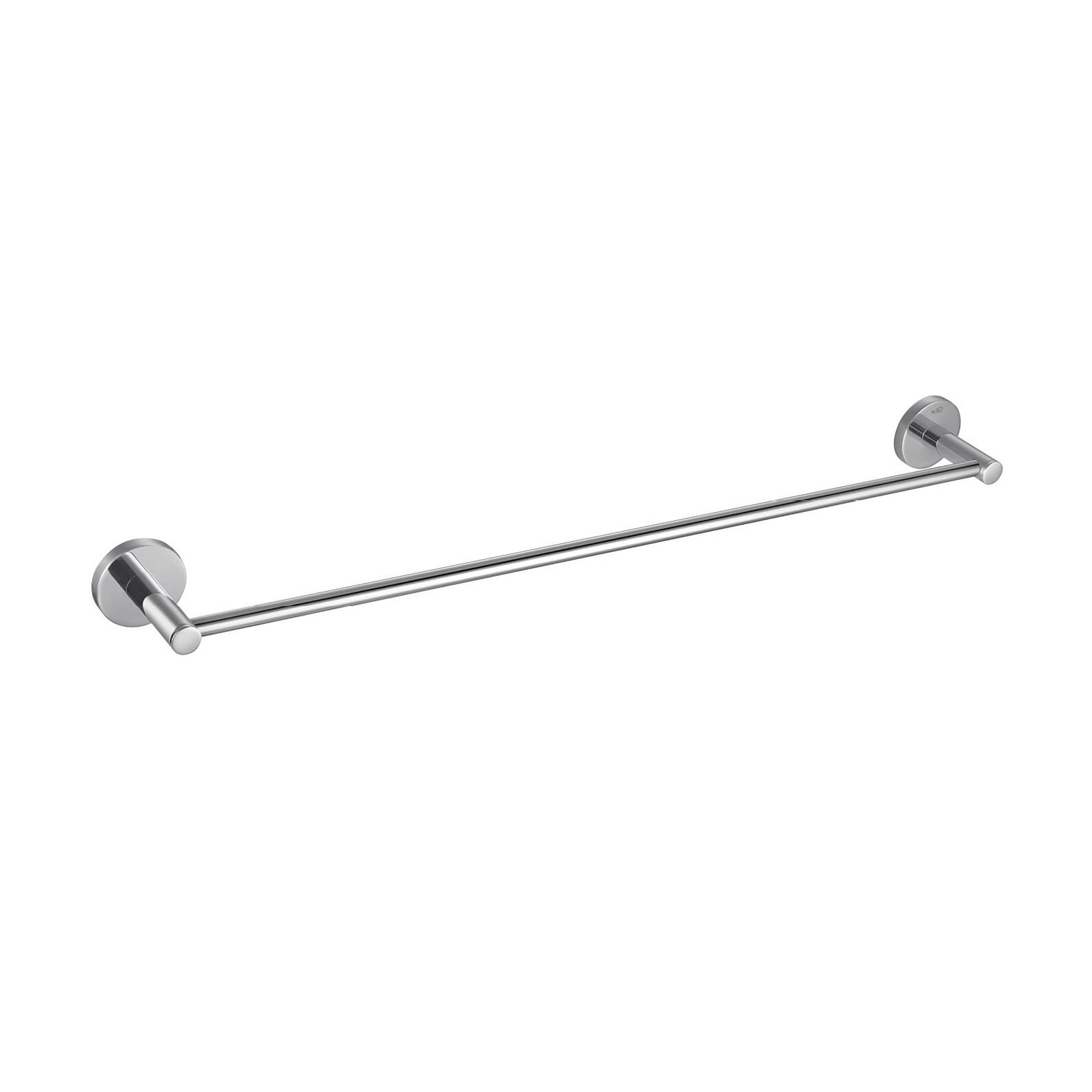 Wall Mounted Towel Bar, Chrome, 2.13" H x 24" W x 2.88" D