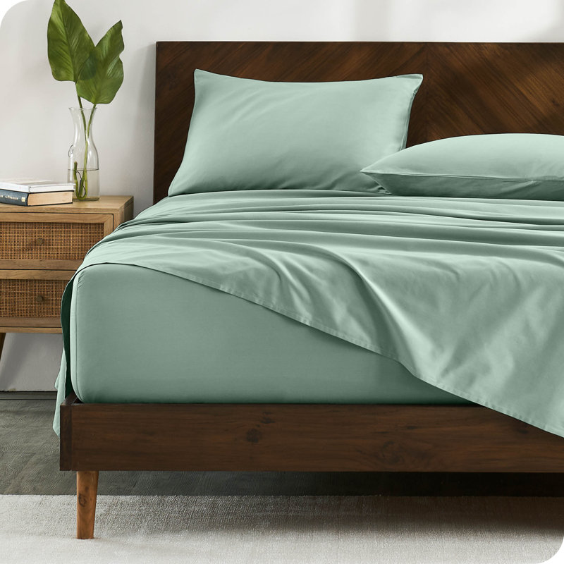 Willow Twin XL Organic Cotton Percale Sheet Set