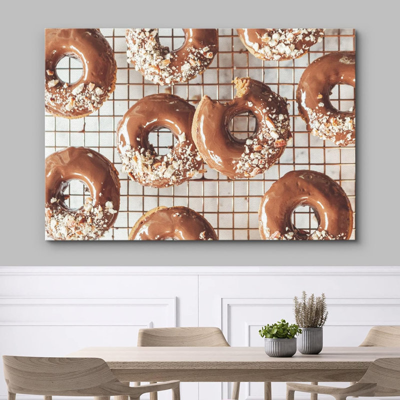 Chocolat, noix hachée, dessert, beignet, nourriture, cuisine, photographie de cuisine, décoration murale, rustique