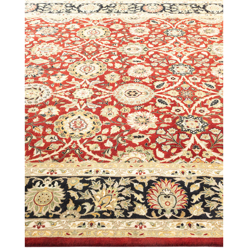 Classic One-of-a-Kind 6' 3" x 11' 6" Hand Knotted Area Rug