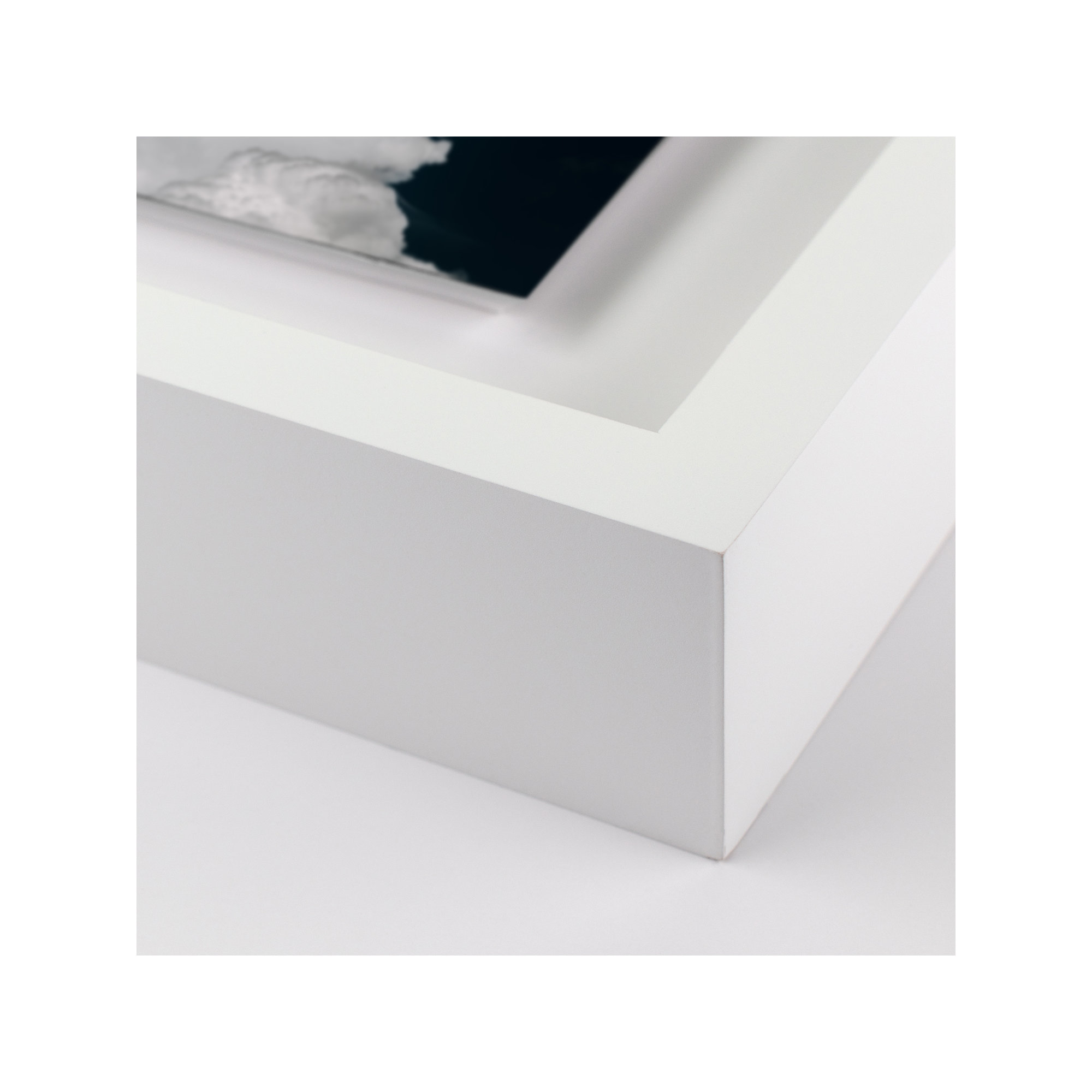 Cumulus by Michael Schauer, White, 18" H x 24" W x 1.5" D