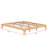 Wood Platform Bed Frame With Wood Slat Support-1922429818