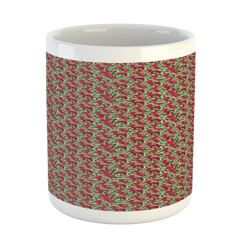 Grande tasse à café floral