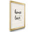 «Love Lives» - Cadre photo, impression d'art textuel sur papier-827548859-827548858