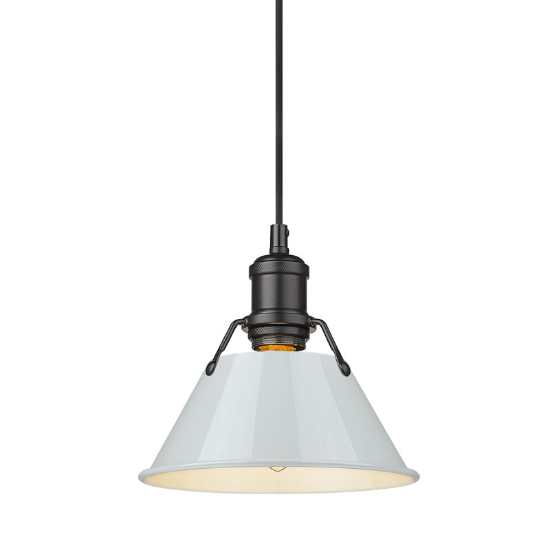 Weatherford 1 - Light Pendant, Matte Black, Dusky Blue, 129" H x 7.5" W x 7.5" D