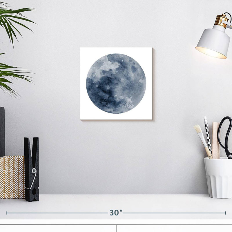 Arney céleste lune bleue, H 10 po x l 10 po