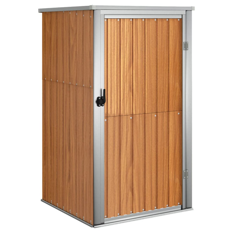vidaXL Tool Shed Storage House Garden Lawn Equiment Organizer Galvanized Steel