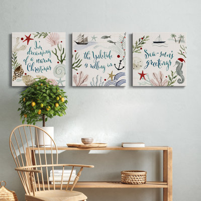 " Sun-kissed Christmas VI " 3 - Pieces