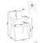 Brittanie 49cm H Boucle Upholstered Low Back Armchair
