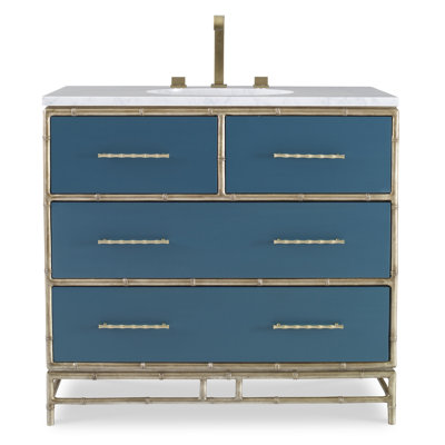 Chinoiserie 38'' W Single Vanity