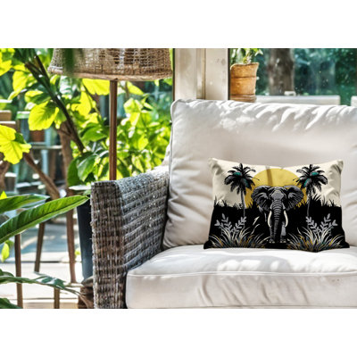 Coussin rectangulaire intérieur / extérieur Sima Elephant