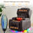 zero clearence recliner  Power Recliner Chair With Heat And Massage Set Of 2, Overstuffed Reclining Sofa Chair For Living Room Home Theater Rv With 3-Side Led Lights/Cup Holders/Usb & Type C Port-904230652
