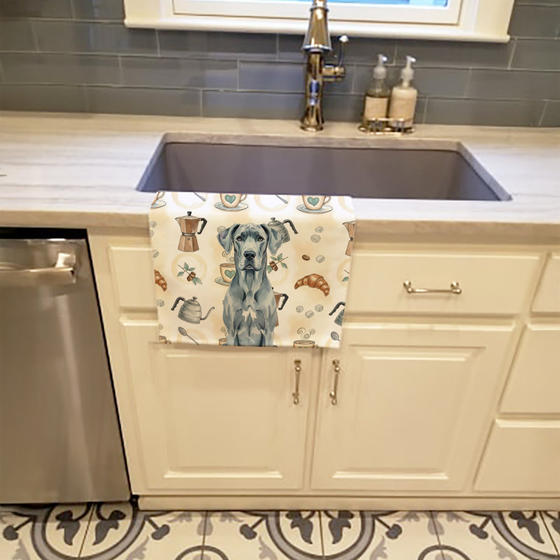Serviette de cuisine Blue Great Dane, Grand danois bleu