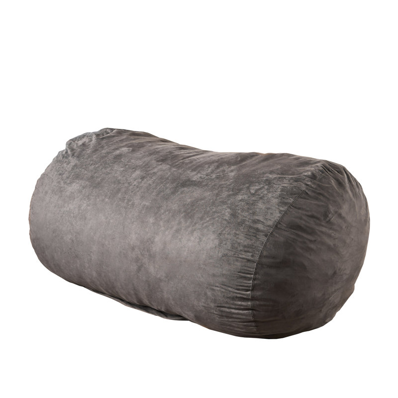 Microfiber / Microsuede Classic Bean Bag, Charcoal Microfiber