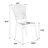 Outdoor Cast Aluminum Patio Furniture 3 Piece - Rustproof 2 Chairs & 1 Table In White Classical Design For Garden, Simple Assembly Required Outdoor, Backyard Design, Effortless