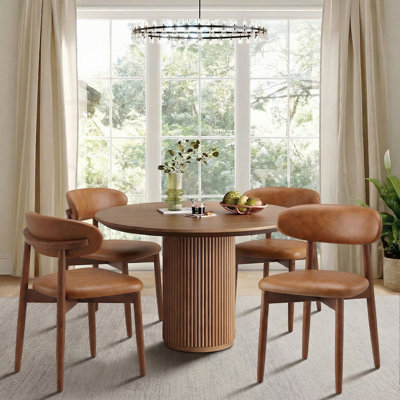 Upholstered Solid Wood Side Chair Dining Chairs