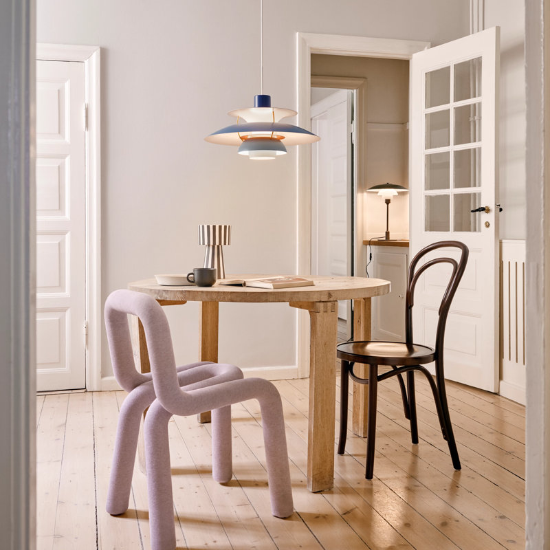 PH 5 1 - Light Pendant, 10.5" H x 19.5" W x 19.5" D, Hues of Blue