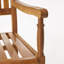Chaise à bascule pour l'extérieur, bois d'acacia, naturel
