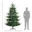 Arbre de Noël artificiel, arbre de Noël à charnière en pin avec branches réalistes de 1939, base en acier-1408608641