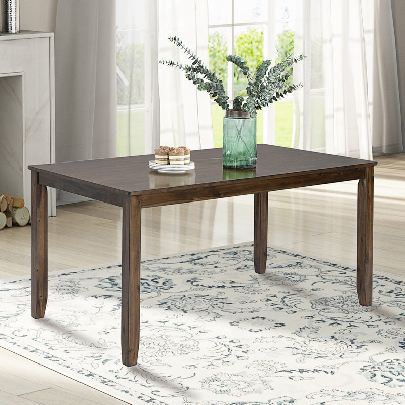 Rectangular Dining Table, Kitchen Table, Dining Room Table, Walnut