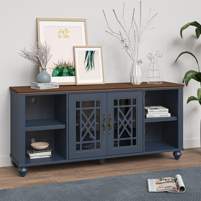 Dzeneta 60 in. TV Stand Fits TVs up to 65 in. with Open Storage by Charlton Home