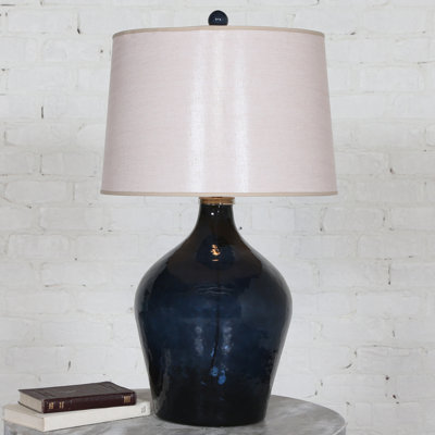 Lampe de table 31" en verre Carnes
