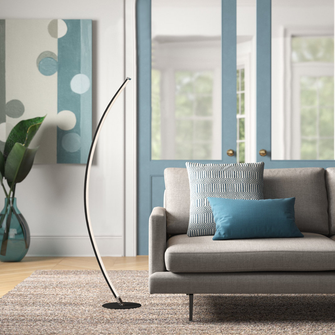 Rylan 52" LED Arc Floor Lamp Wade Logan® Base
