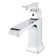 Arched Square Single Hole Bathroom Faucet