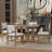 Inmar 5-Piece Retro Dining Set For Dining Room And Kitchen-1809980347-1809980325