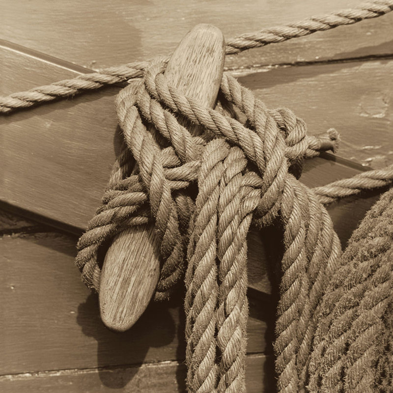 Nautical Aspect IV Print by Michael Kahn, 47" H x 47" W x 1.5" D, Matte