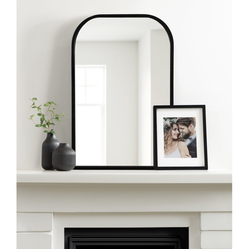 Miroir de salle de bain Travis, 29,92 po x 19,88 po, Noir