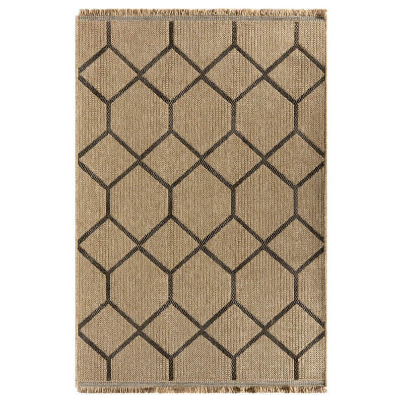 Koston Geometric Indoor Rug, Rectangle 3' x 5'11"