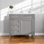 36" Freestanding Single Bathroom Vanity With Ceramic Top, Assembly Required-1686596338