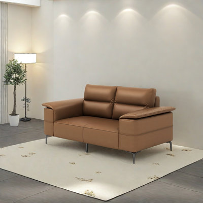 Simple brown sofa