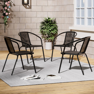 Anamara Stacking Patio Dining Armchair