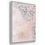 Carte rose du guépard - Toile encadrée multi-pièces-445944133-445944135
