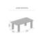 Adalhi Solid Wood Sled Coffee Table-905099979