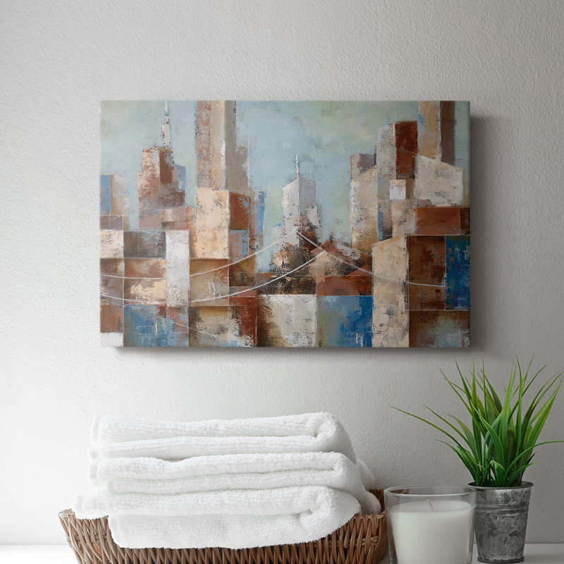 Paysage urbain - Cavas enveloppés de galerie, H 18 po x l 27 po