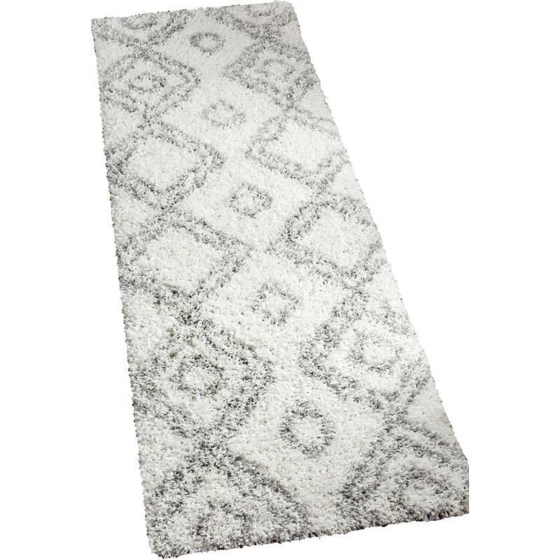 Geometric Area Rug, Runner 76 x 305cm